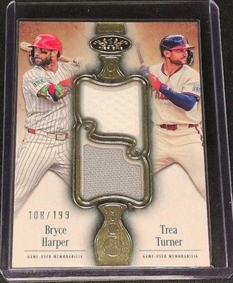 2026 Topps Tier 1 Dual Player Relic Bryce Harper Treya Turner