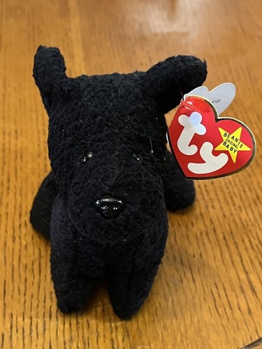 Ty Beanie baby RARE Retired Scottie The Dog 15 June 1996 Style 4102 With Errors - Picture 2 of 20