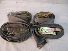 US Cargo Control E-Track Ratchet Straps Load Straps 4400LB Break Lot of 4 Straps