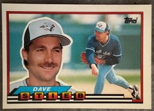 DAVE STIEB 1989 TOPPS BIG, #128, BLUE JAYS