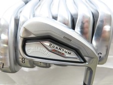 Used Callaway Quantum Max Iron Set 6-PW,AW,GW Denali 60g 5.5 Regular Flex