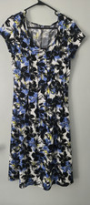Women's Floral Sleeveless Dress Measurements in Pics
