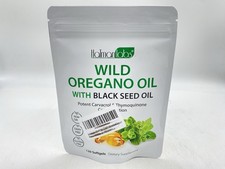Hatmanlabs Wild oregano oil 6000 mg per serving - 120 soft gels 