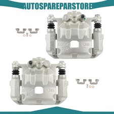 Front Brake Calipers W Bracket Pair For 2011 - 2019 Ford Fiesta 18b5304 18b5305 Front Brake Calipers W Bracket Pair For 2011 - 2019 Ford Fiesta 18b5304 18b5305