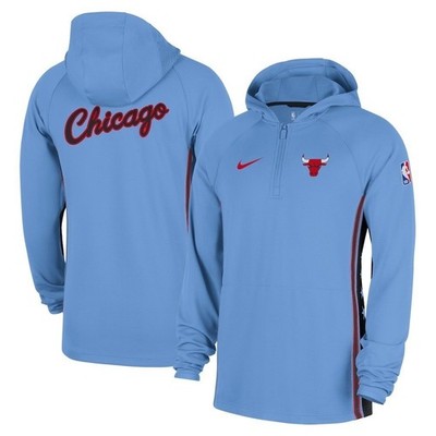 Chicago Bulls Nike 2025/26 City Edition Remix Auth On-Court 1/4 zip Hood Jacket
