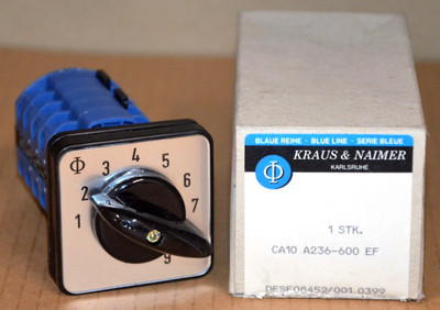 Kraus & Naimer CA10 A236-600 EF Nockenschalter NEU OVP