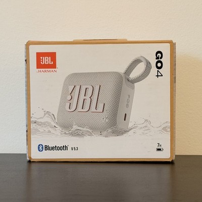 JBL Go 4 White Portable Bluetooth Speaker