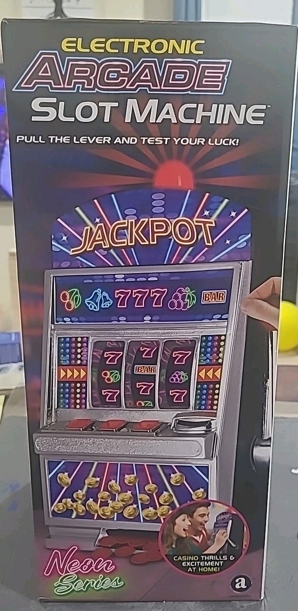 その他 SHOWCASE #01-a slot vender- Electronic Arcade Slot Machine Neon Series Table Top Toy