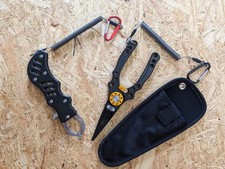   With latest locking function  7-piece set pliers  fish grip black