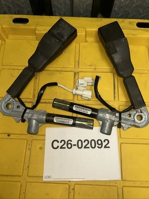 2007-2014 Ford Expedition Front Left & Right Seat Belt Buckle Black Untested