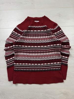 Croft & Barrow Vintage 90s Pullover Damen Funky gemustert Strick