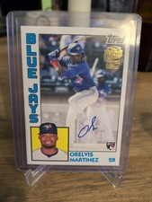 Topps 2025 Archives 1984 Fan Favorites Auto Orelvis Martinez RC Blue Jays