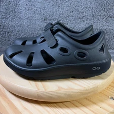OOFOS OOcandoo Recovery Shoe Womens Size 8 Black Athletic Comfort Sandal