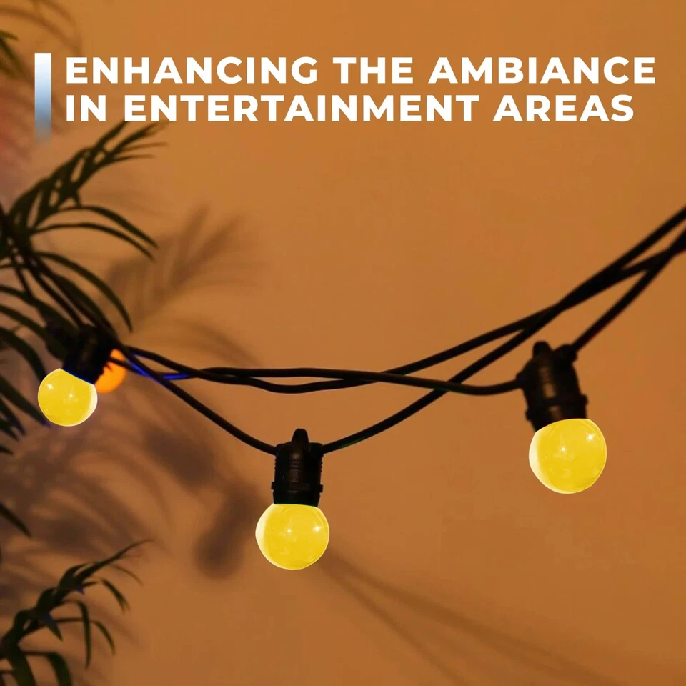 Satco S9166 - 1.2 Watt LED S11 Decorative Yellow Sign Light Bulbs (2 or 6 PK) - Image 4 of 4