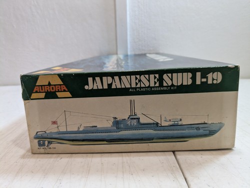 Aurora 728-150 - Japanese Sub I-19 Model Submarine Kit - 1:333 Scale - Picture 2 of 4