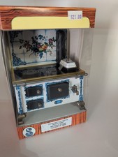 NIB Vintage Schopper W. Germany Tin Litho Dollhouse Stove Miniatur Nostalgieherd