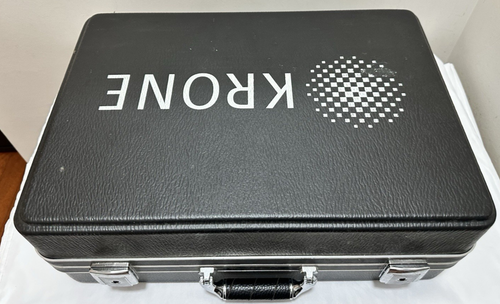 Vintage Techniker Werkzeug Arbeitskoffer, Werkzeugkoffer, empfindliche Geräte mit Schaumstoff - Bild 2 von 7