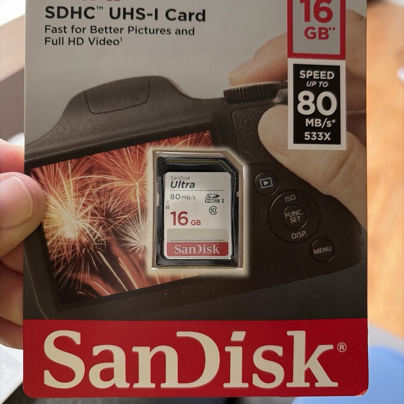 SanDisk Ultra 16GB Class 10 SDHC UHS-I Memory Card (SDSDUNC-016G-GN6IN)