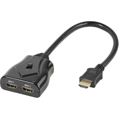 VIVANCO HDMI  - Umschalter 2 -> 1, manuell (47157) #1907497