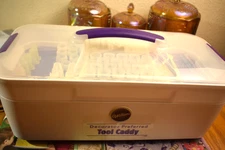 Wilton Decorator Preferred Tool Caddy Cake Decorating Organizer W/ Supplies kit