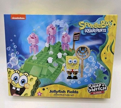 Snap & Switch SpongeBob Squarepants Jellyfish Fields Construction Set 82 Piece