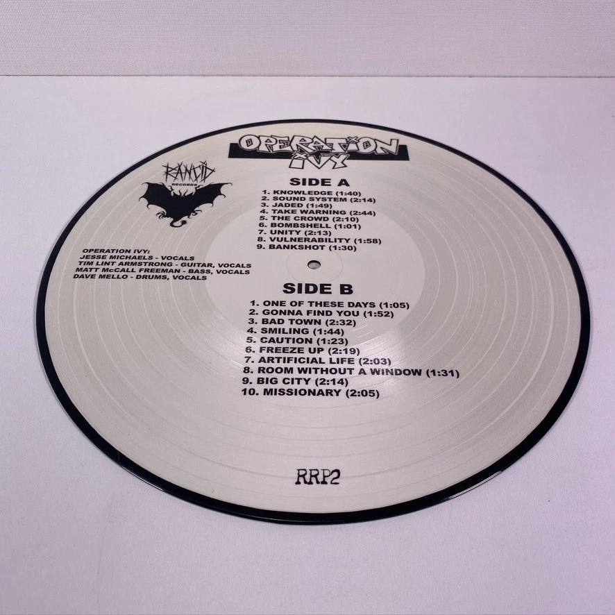 Operation Ivy Energy Sublime Limited Ska Punk Rock Rancid Records Vinyl LP RARE! - Image 3 of 4