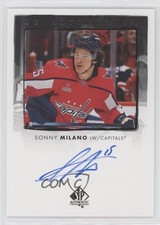 2022-23 SP Authentic UD Authentics Sonny Milano #UDA-SM Auto 0g27