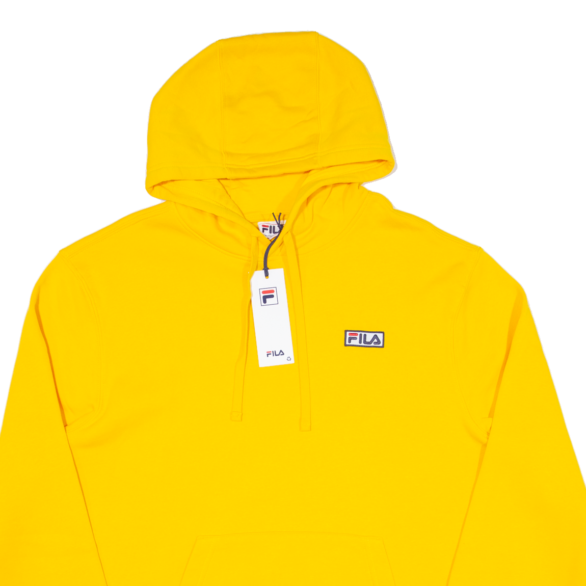 FILA Felpa con cappuccio donna gialla L