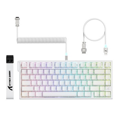 ATTACK SHARK R82HE RGB Kabelgebundenes 75 % Gaming Keyboard, 8000Hz, 0,005 mm RT