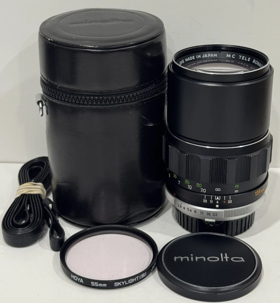 Minolta Rokkor PF 135mm Focal f/2.8 Camera Lenses for sale - eBay