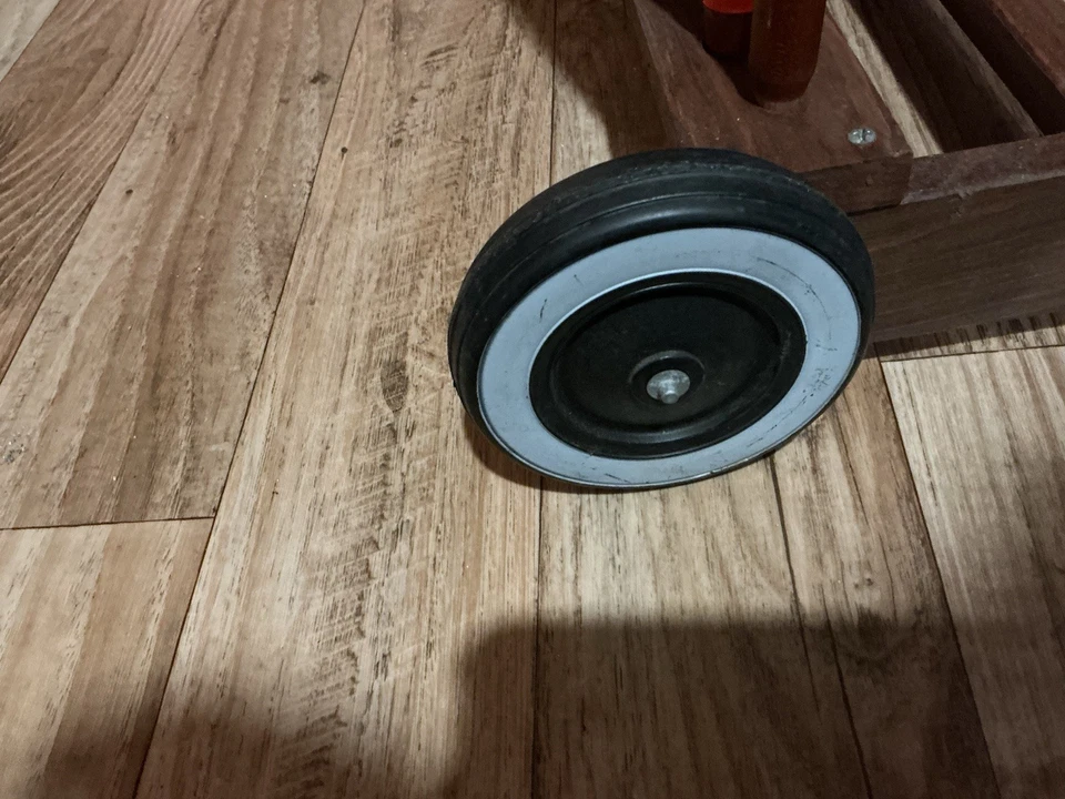 Juego de croquet de madera oscura Forster vintage con carro con ruedas ¡completo! ¡Limpio y bonito! Foto 4 de 4