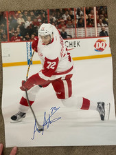 ANDREAS ATHANASIOU SIGNED DETROIT RED WINGS 16X20 PHOTO AUTOGRAPH COA