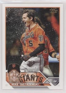 2023 Topps Series 1 SSP Image Variation Golden Mirror Mike Yastrzemski #98