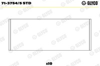Glyco 71-3754/5 STD Pleuellager FüR Renault,Volvo