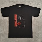 VTG Michael Jackson Shirt Mens Large Black Double Sided Graphic BAD Tour CA 80s
