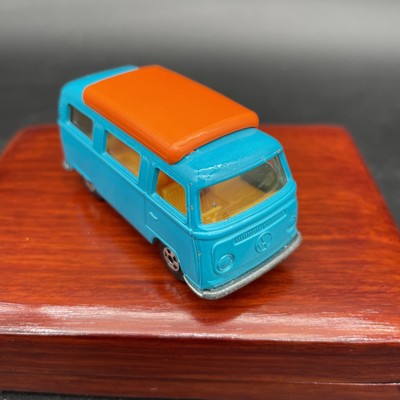 Matchbox 1970 Lesney Superfast No.23 Volkswagen VW Camper Van Bus Blue ORANG VTG