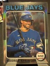 2024 Topps Heritage - George Springer #358 Chrome Silver Refractor /375