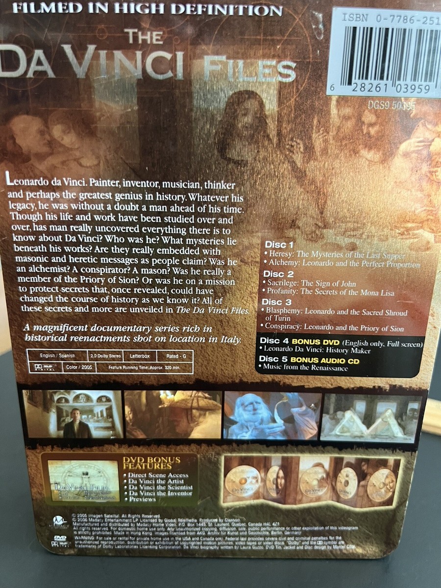 The Da Vinci Files (DVD) 628261039593| eBay