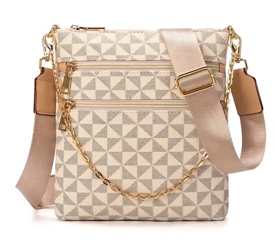 Luxury Geometric Crossbody Bag Trendy Fashion Medium Multi