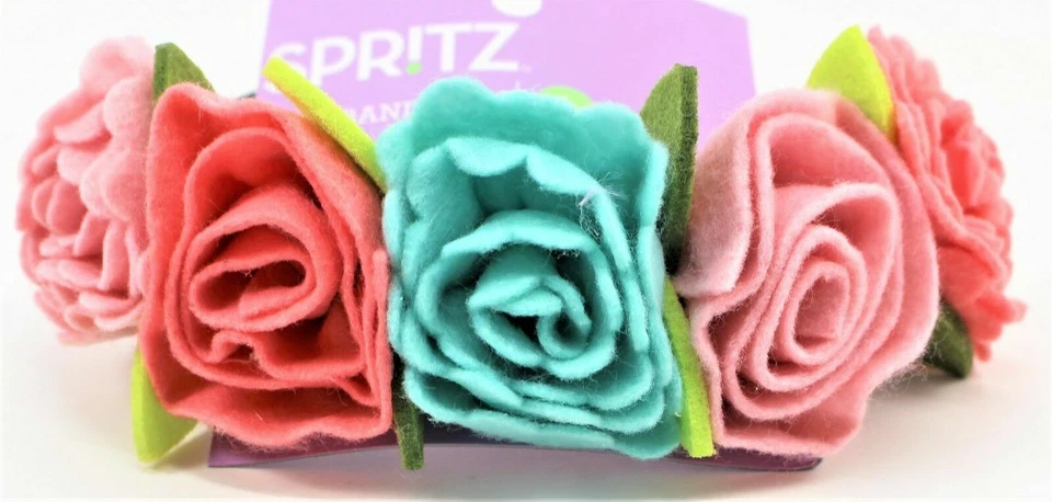 Комплект из 6 - Spritz ™ девочек цветочный повязки на голову - цветами короны - новый  - Изображение 2 из 4