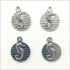 Lot 60pcs Seahorse Antique Silver Charms Pendant DIY Jewelry Finding 19 14mm