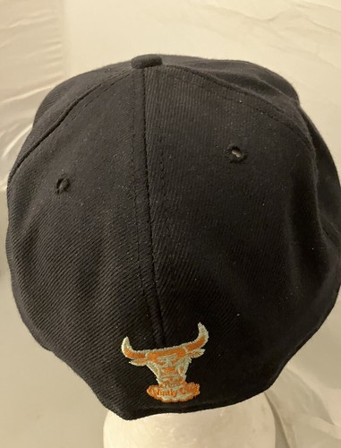 Cappello berretto Chicago Bulls Windy City nero/arancione nuova era 59Fifty aderente taglia 7 1/4 - Foto 3 di 4