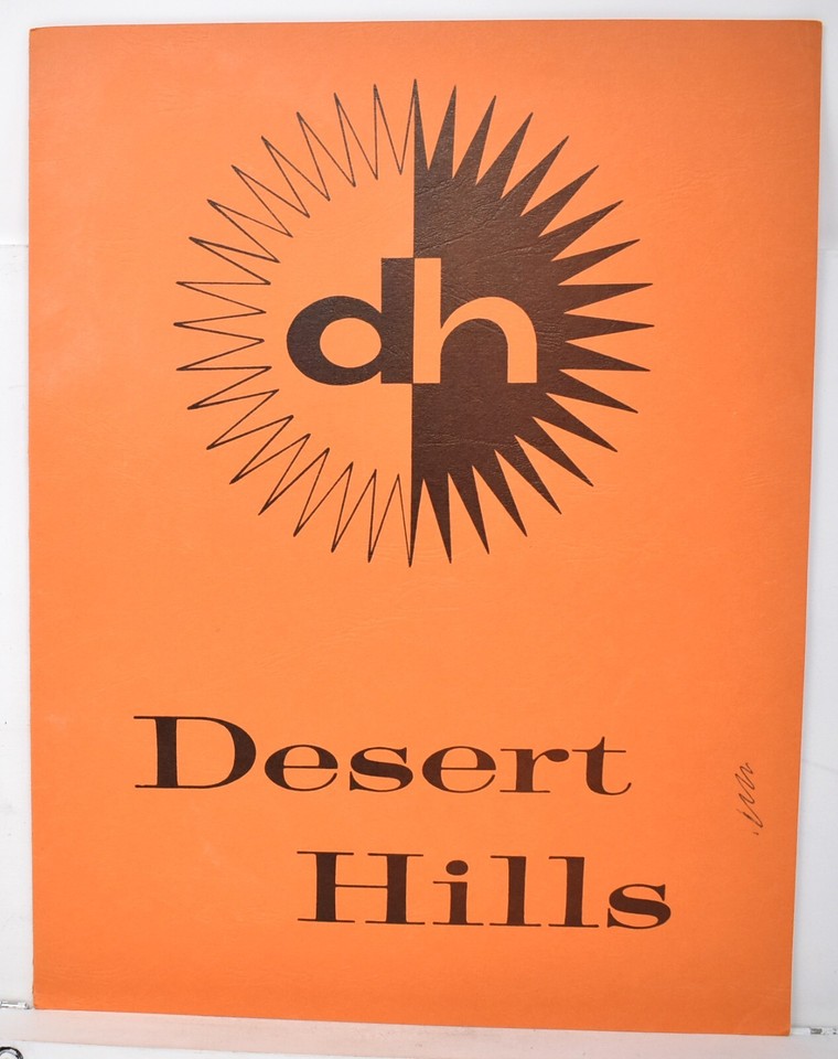 1960s Desert Hills Motor Hotel Restaurant Oscar Menu Mesa Street El