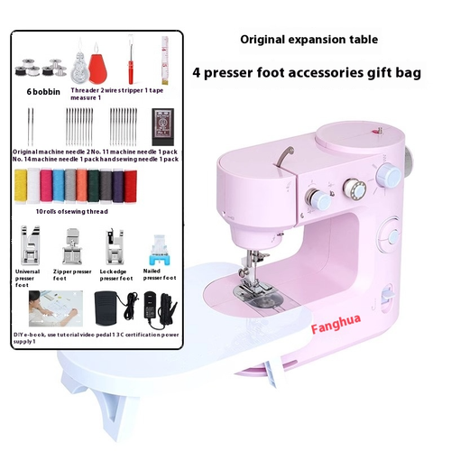 Máquina de Coser Portátil Eléctrica Hogar Recta y Reversa para Ropa - Imagen 19 de 27