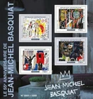 Centrafrique 2015 MNH. JEAN‑MICHEL BASQUIAT. Michel Code: 5740-5743