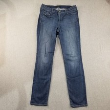 Ann Taylor Jeans Women's Size 10 Blue Dark Wash The Skinny Modern Fit Stretch