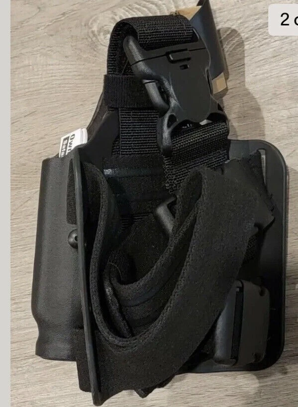 Safariland 6005 Glock 17 19 22 23 SLS X200 X300 X400 Tactical Holster Black Left - Image 2 of 3