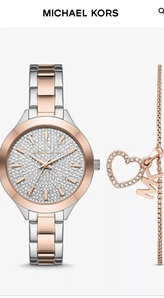 Michael kors hotsell watch with heart