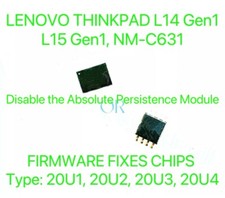 LENOVO THINKPAD L14 GEN 1, L15 GEN 1, BIOS CHIP NM-C631 Type:20U1,20U2,20U3,20U4