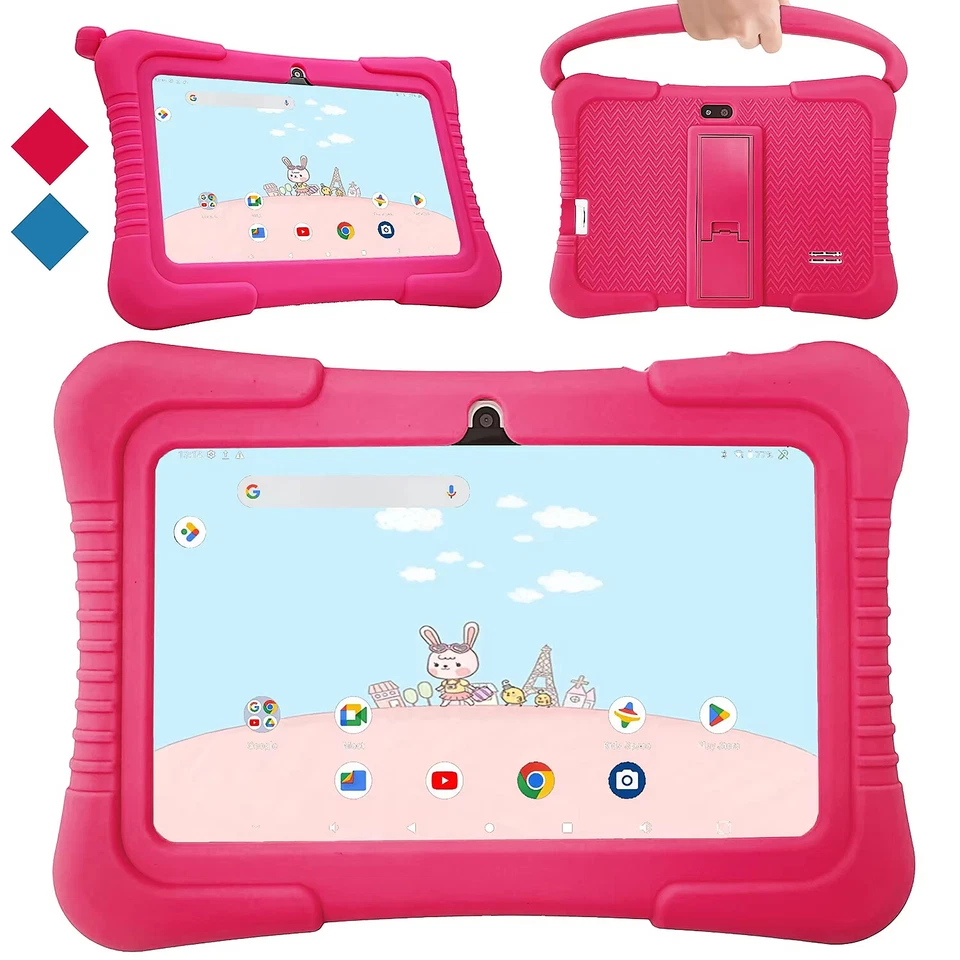 Kids Learning Tablet Wintouch PC 2x32GB Android 11 Games Education Blue Pink - Image 4 of 4